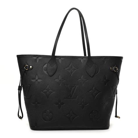 louis vuitton neverfull mm black